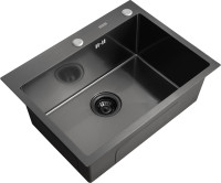 Кухонная мойка ARFEKA Eco AR 600*500 BLACK PVD NANO