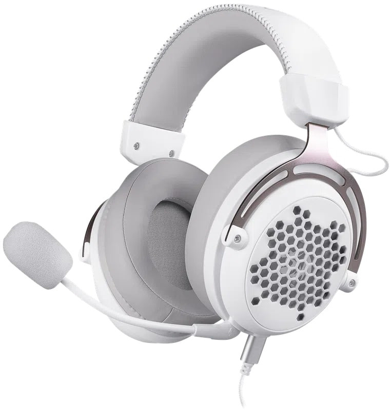 Наушники Redragon Diomedes (белый/розовый)