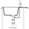 Кухонная мойка GranFest QUARZ Z-13 (темно-серый)
