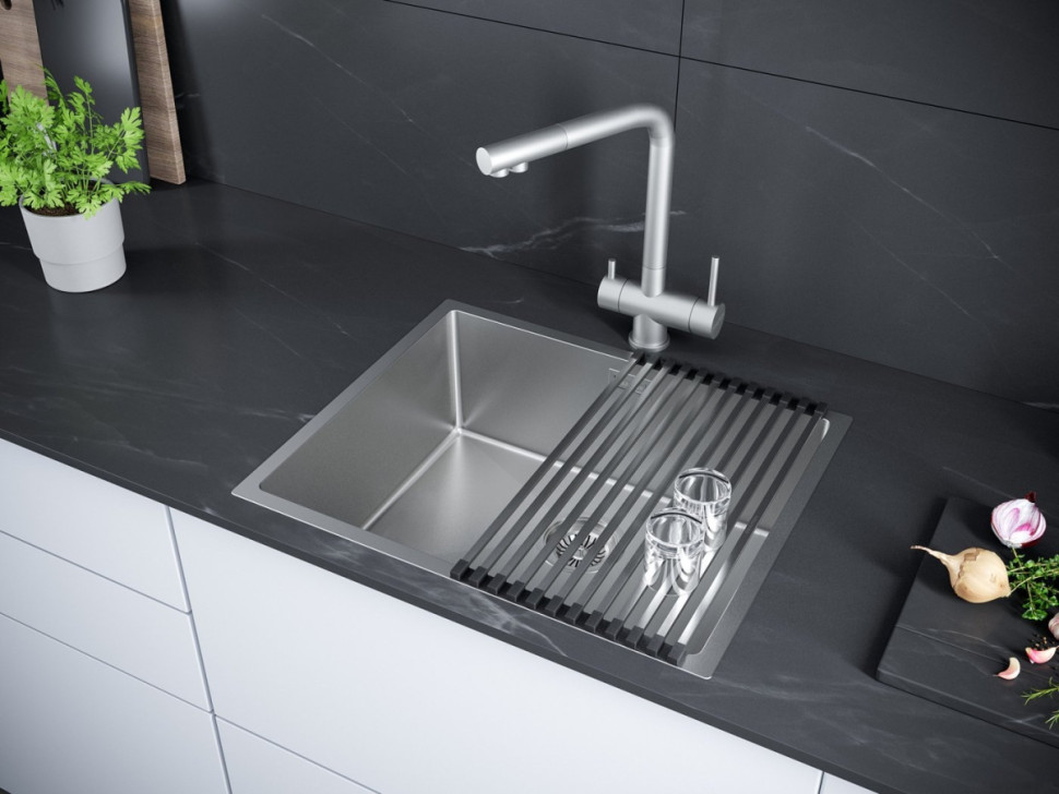 Кухонная мойка Paulmark PM215444-BS