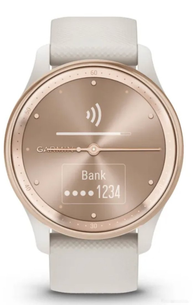 Гибридные умные часы Garmin Vivomove Trend (слоновая кость)