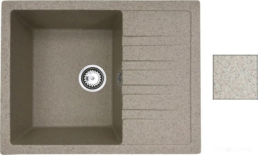 Кухонная мойка БелЭворс Vega (темно-бежевый)