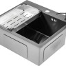Кухонная мойка Saniteco 5045 Nano + Spike F9S07000 (хром, с сифоном, дозатором и коландером)