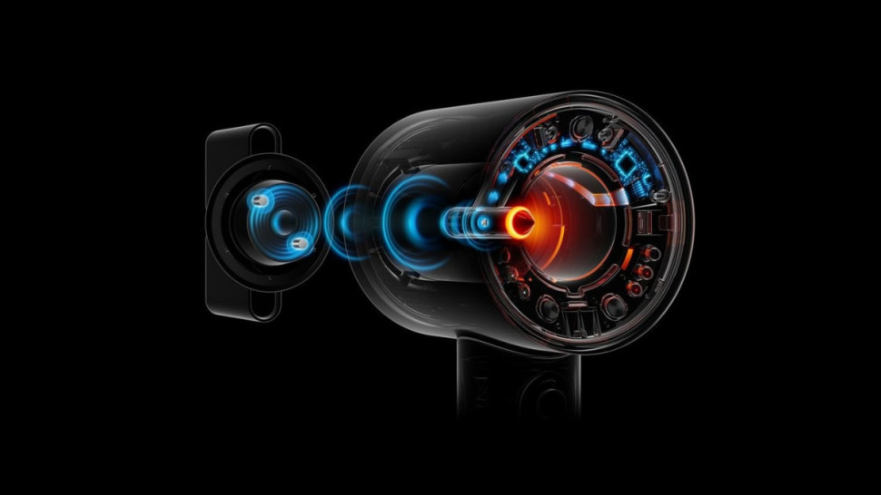 Фен Dyson HD16 Supersonic Nural Straight+Wavy (с переходником на евровилку, янтарный шелк)