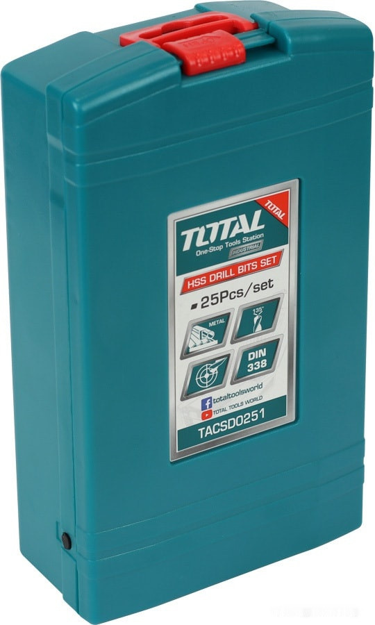 Сверло Total TACSD0251 (25 предметов)