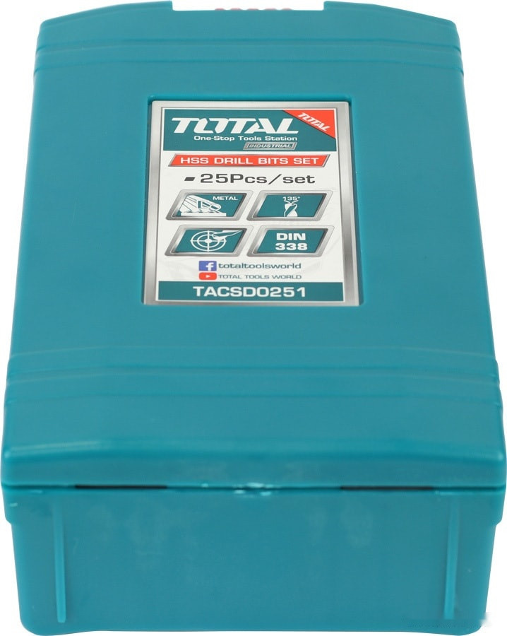 Сверло Total TACSD0251 (25 предметов)