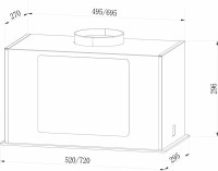 Вытяжка LEX GS Bloc GS 600 (серый)