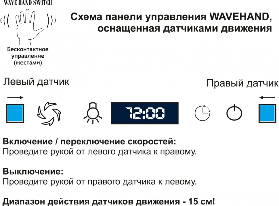 Вытяжка Backer AH60E-THSL200C White Glass