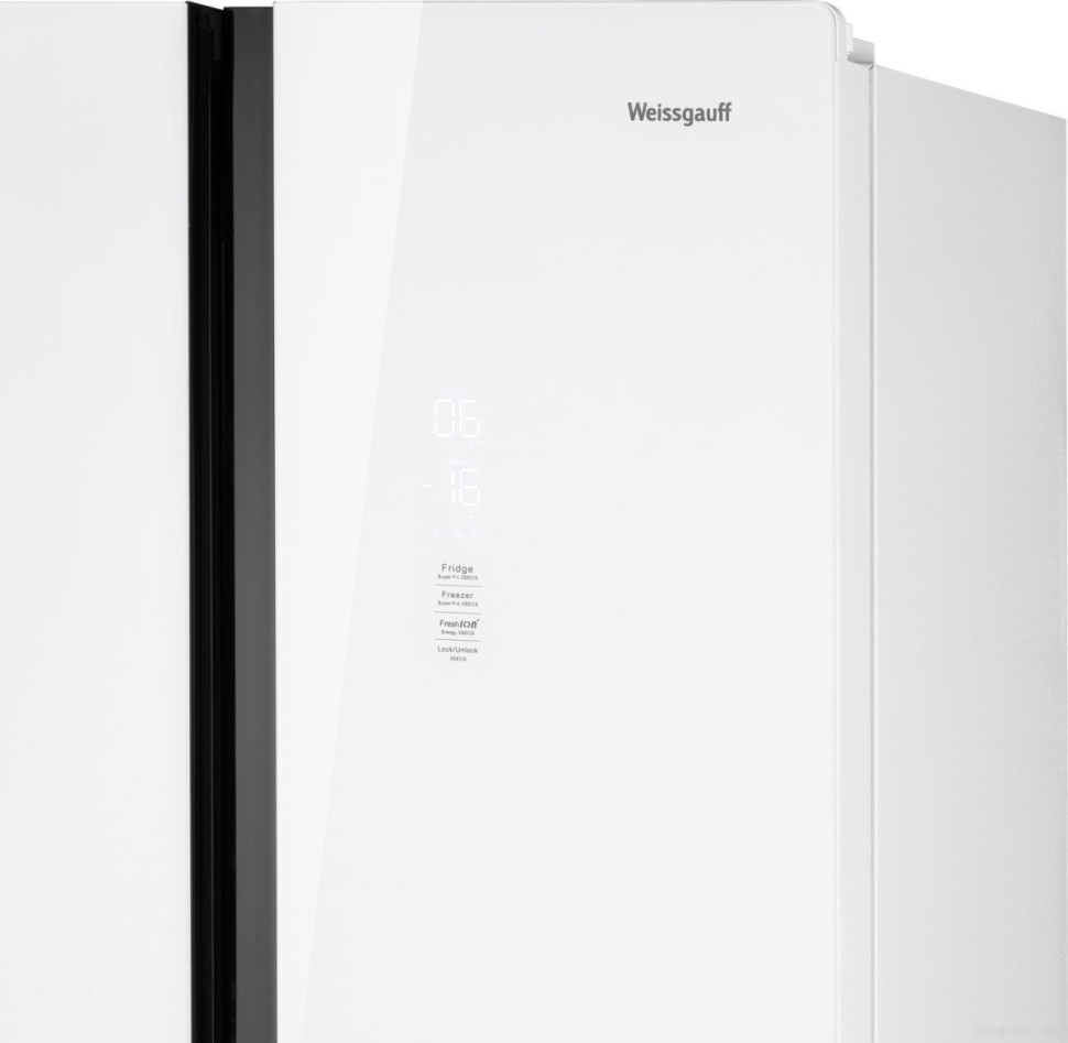 Четырёхдверный холодильник Weissgauff WCD 450 WG NoFrost Inverter