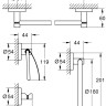 Набор для туалета Grohe Essentials 40776001