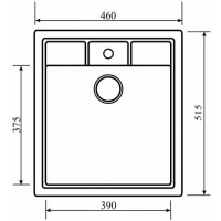 Кухонная мойка AquaSanita Nova SQN100 110 beige