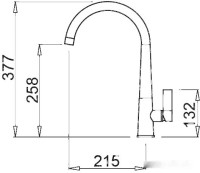 Смеситель Elleci Athena M73 Titanium