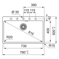 Кухонная мойка Franke MRG 610-73 (оникс)