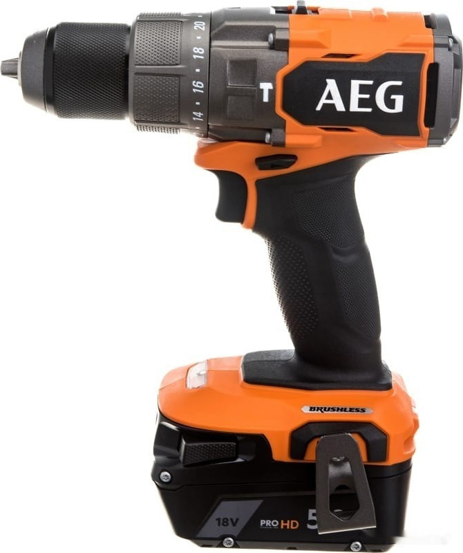 Ударная дрель-шуруповерт AEG Powertools BSB 18C3BL-502C 4935478939 (с 2-мя АКБ 5 Ач, кейс)