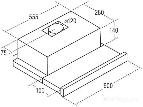 Вытяжка CATA TFB-2003 Duralum 02010208
