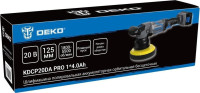 Шлифовальная машина Deko KDCP20DA PRO 081-1029 (с 1-им АКБ)
