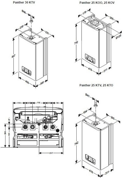Отопительный котёл Protherm Пантера 25 KTV