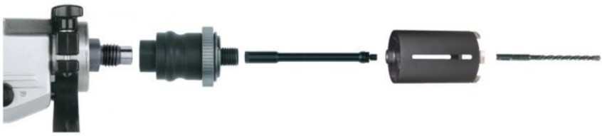 Буровая коронка Milwaukee DCH 150 - 52 mm M16 4932352628