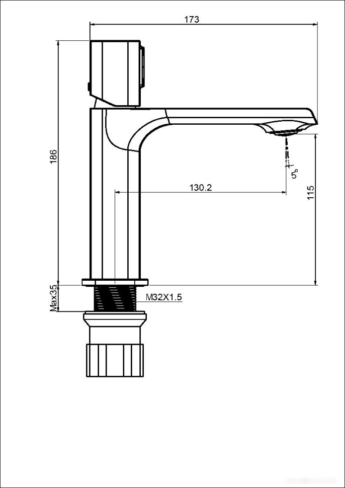 Смеситель Maxonor Pure Life PL1089-9