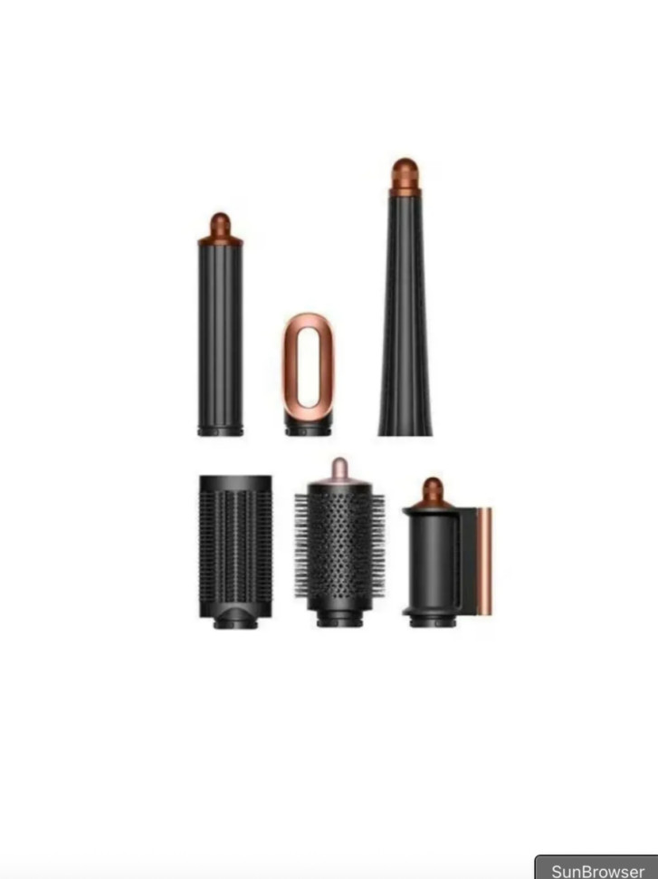 Фен Dyson Airwrap Complete Long HS08 i.d. Straight+Wavy (евровилка, янтарный шелк)