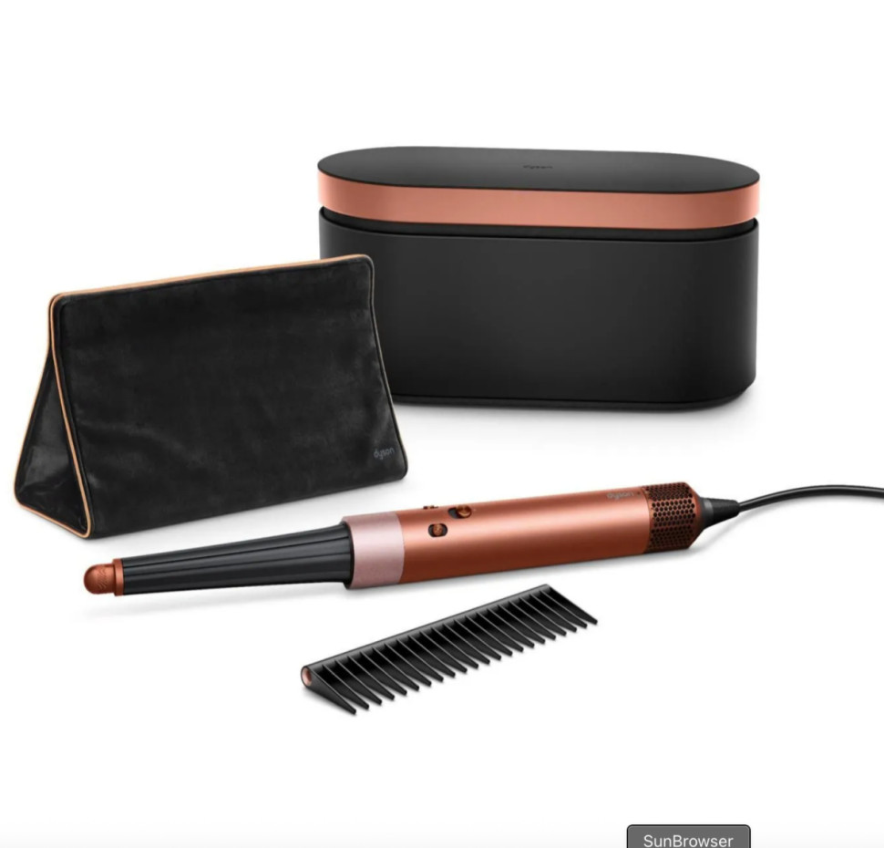 Фен Dyson Airwrap Complete Long HS08 i.d. Straight+Wavy (евровилка, янтарный шелк)