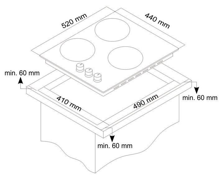 Варочная панель Simfer H45L35B516