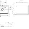 Кухонная мойка Granula KS-7301 (алюминиум)