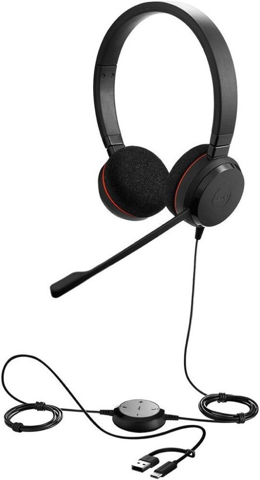 Наушники Jabra Evolve 20 MS Stereo USB-C/A