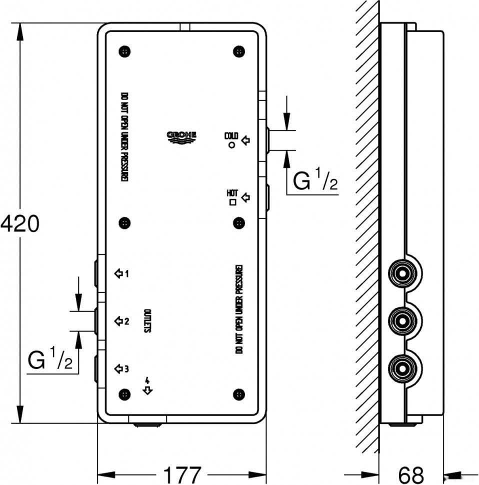 Смеситель Grohe Ondus 36067000