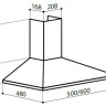 Вытяжка LEX BASIC 500 white