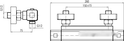 Смеситель Valvex Estil Square Plus 2447170