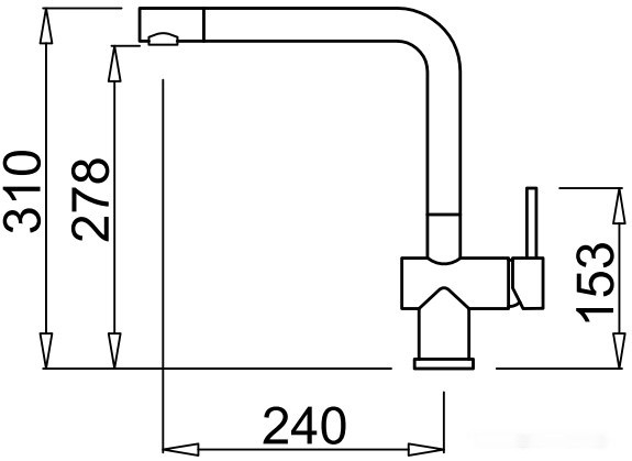 Смеситель Elleci Stream K99 Dark Grey