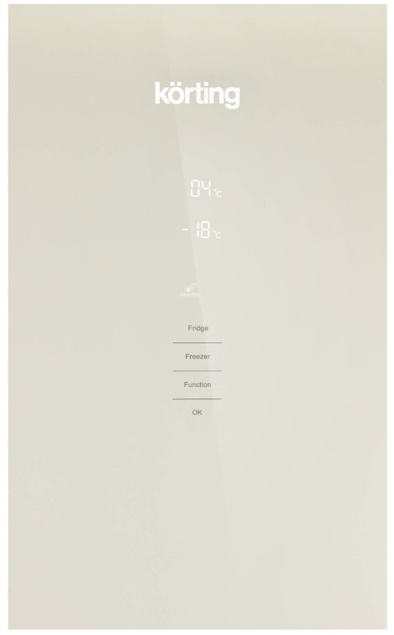 Холодильник с морозильником Korting KNFC 62370 GB
