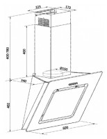 Вытяжка Weissgauff Sigma 60 PB WH