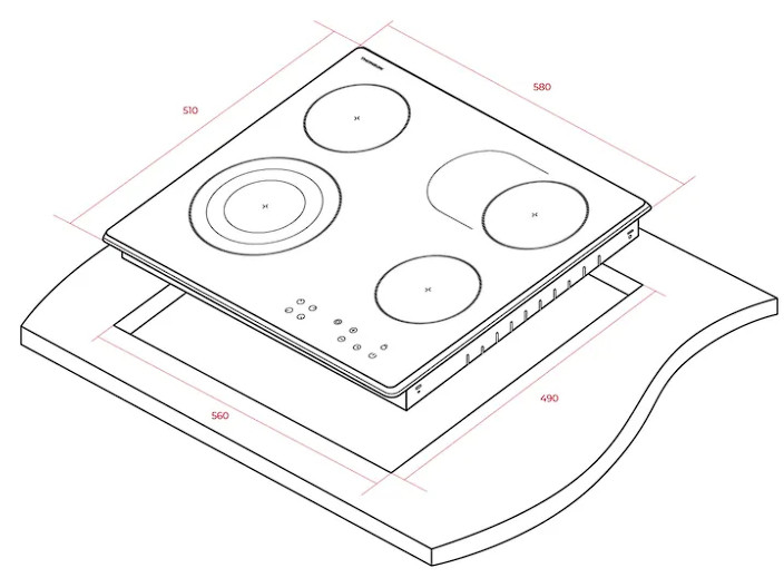 Варочная панель Thomson HC20-4E04