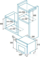 Духовой шкаф CATA MDS 7208 BK