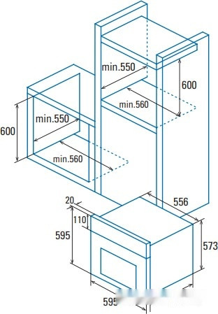 Духовой шкаф CATA MDS 7208 BK