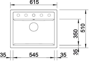 Кухонная мойка Blanco Dalago 6 Silgranit PuraDur серый беж