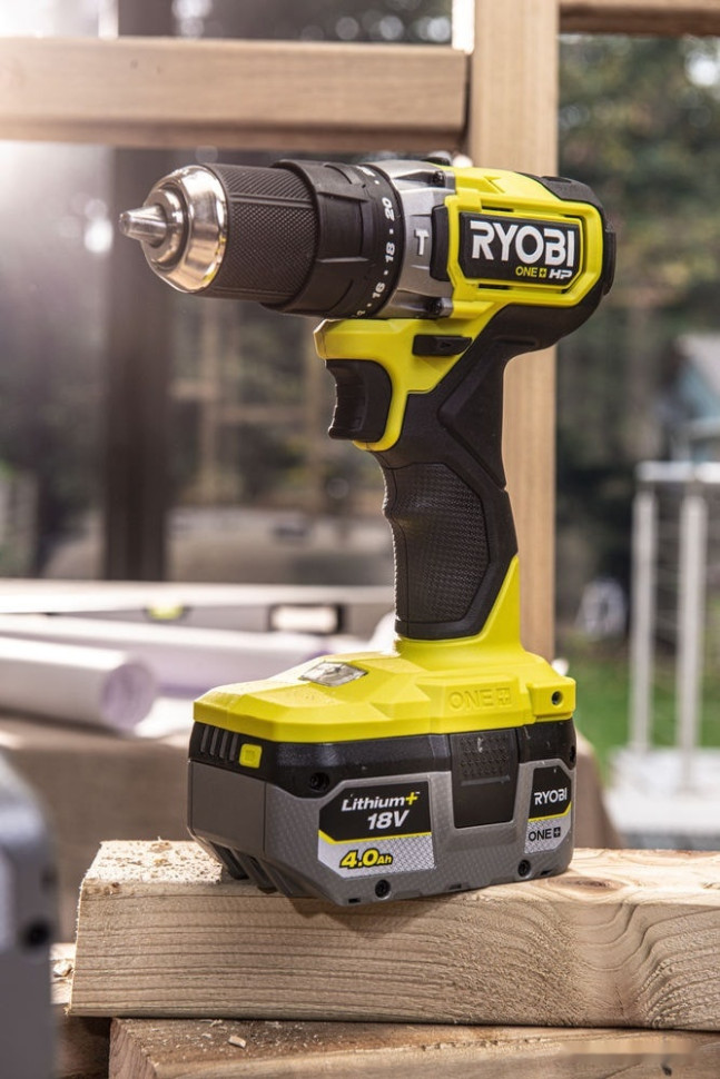 Ударная дрель-шуруповерт Ryobi HP RPD18C-242S 5133004983 (с 2-мя АКБ 4 Ah + 2 Ah, сумка)