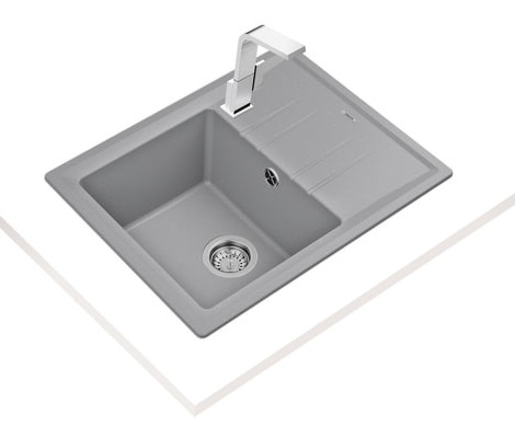 Кухонная мойка Teka Stone 45 S-TG 1B 1D (Grey metallic)