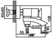 Смеситель Ledeme H78B L3178B
