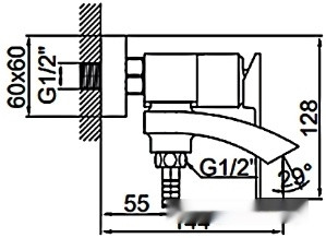 Смеситель Ledeme H78B L3178B