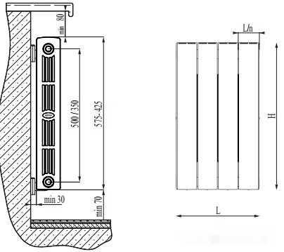 Радиатор Rifar SUPReMO 500 (6 секций)