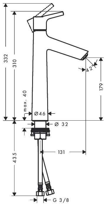 Смеситель Hansgrohe Talis S 72032000