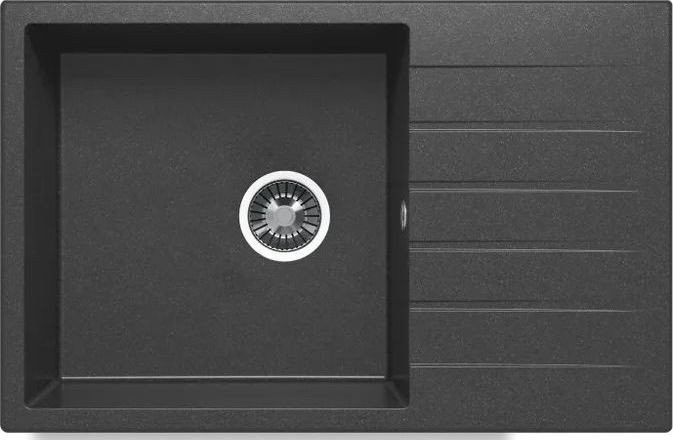 Кухонная мойка Polygran Deka 780 (черный)