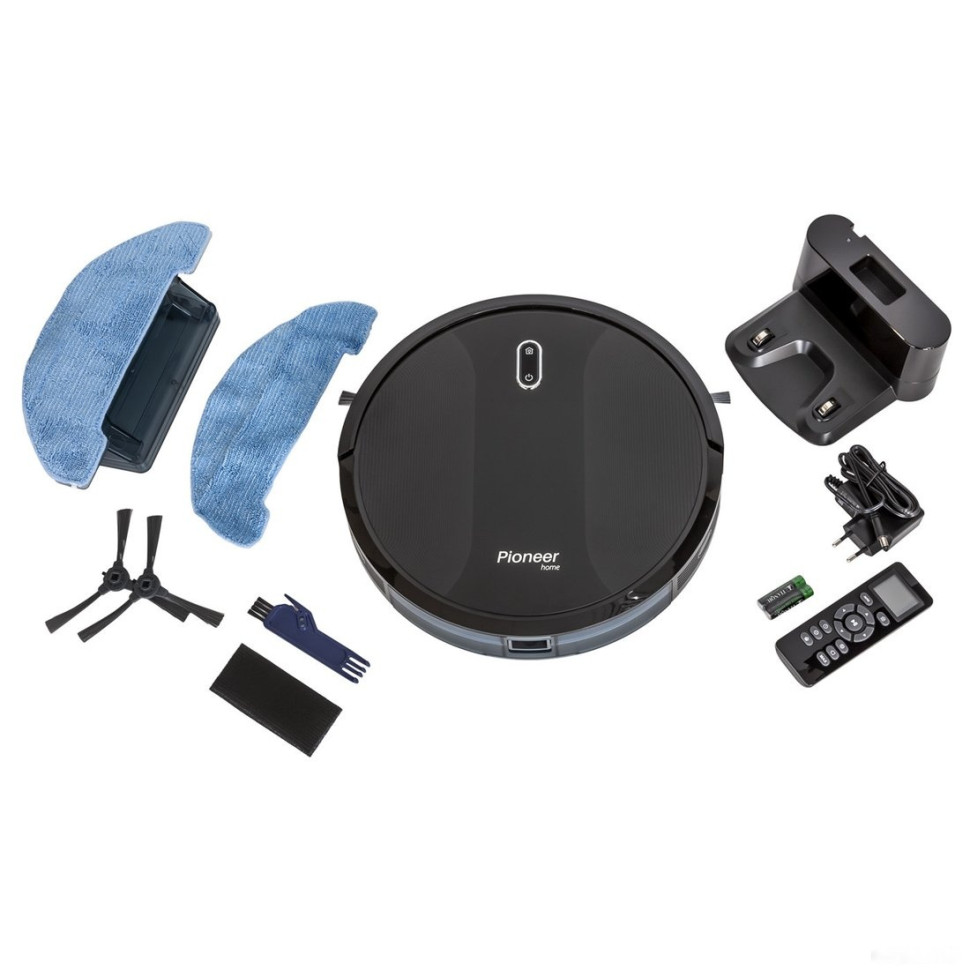 Робот-пылесос Pioneer VC704R (черный)