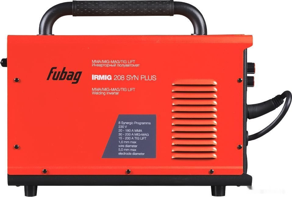 Сварочный инвертор FUBAG IRMIG 208 SYN Plus 31447.1 (с горелкой 3м)