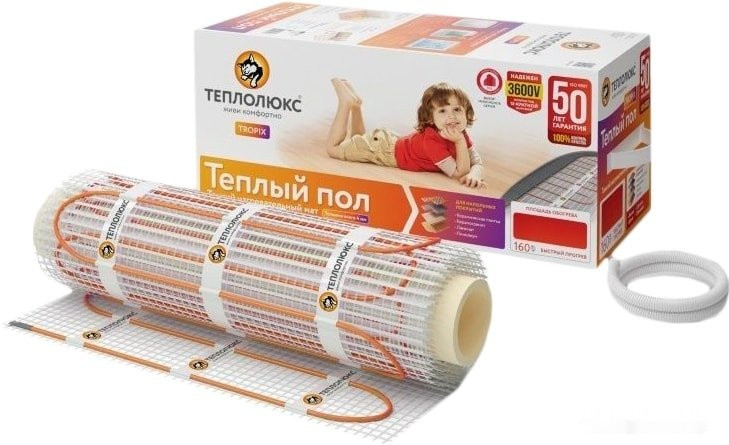 Теплый пол Теплолюкс Tropix МНН 2.5 кв.м. 400 Вт