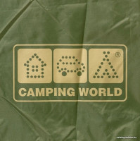 Тент-шатер Camping World Green Hotel Volga 138199 (зеленый/бежевый)
