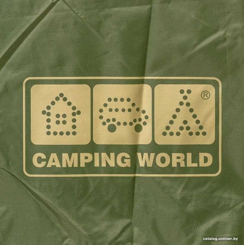 Тент-шатер Camping World Green Hotel Volga 138199 (зеленый/бежевый)